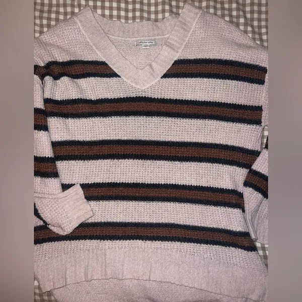 American Eagle Striped Sweater - Image 2