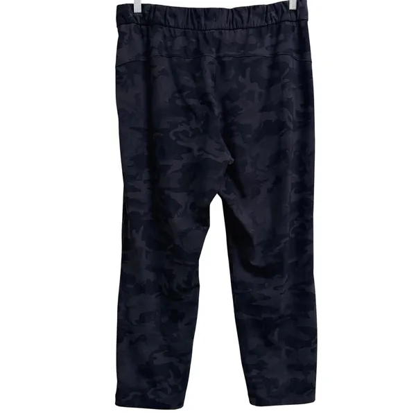 Lululemon On the Fly 7/8 Pant Camo Black Gray Size 12 Pockets Athleisure‎ - Image 2