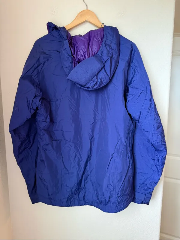 Patagonia Women’s Nano Storm H2No Insulated Hooded Jacket Purple Blue XL - Image 2