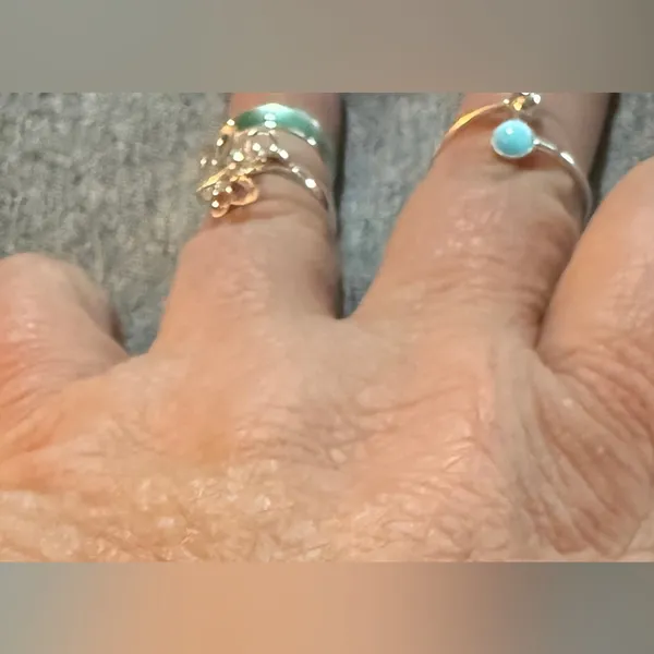 Gold and Silver Toe Ring Set NWT - Image 5
