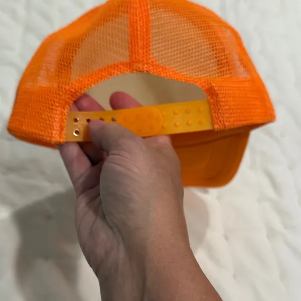On a Tennessee Saturday Night Orange and White Trucker Hat - Image 4