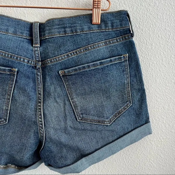 NWT Old Navy Denim Roll Hem Short Stretch Jean Shorts 8 - Image 4