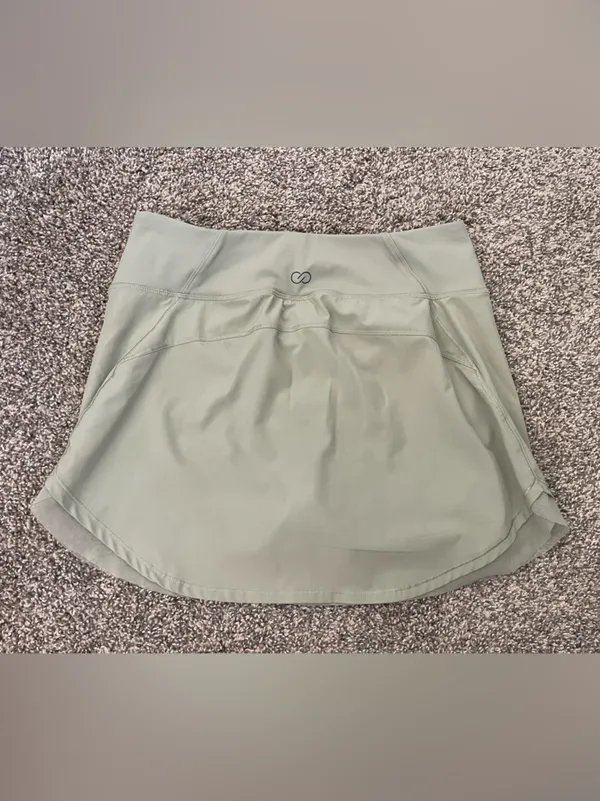 Women’s CALIA Tulip Hem Athletic Skort Light Green Size M - Image 4