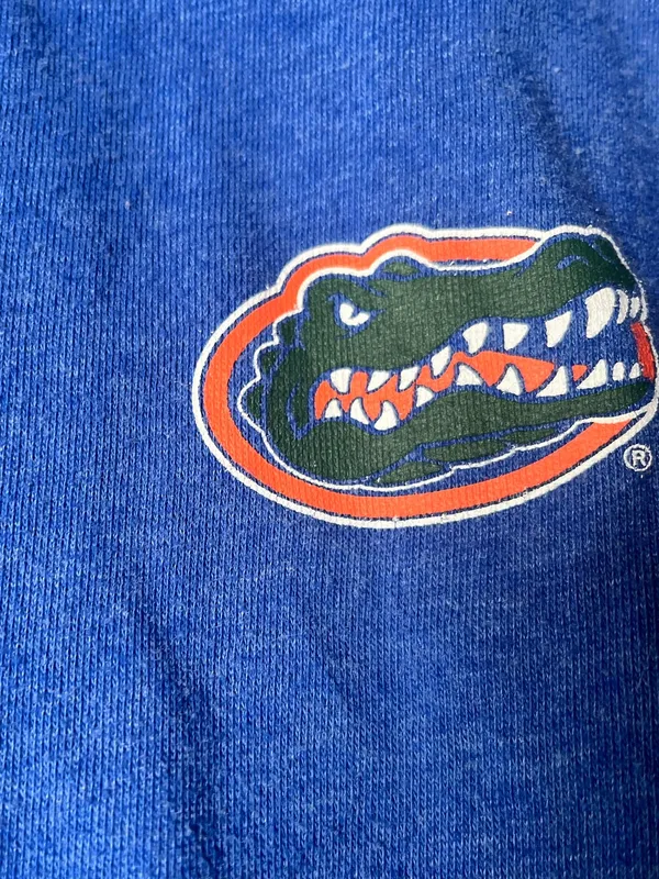 Florida Gators Size M Stadium Athletics Blue Orange Cotton Blend Sweatshirt - Image 4