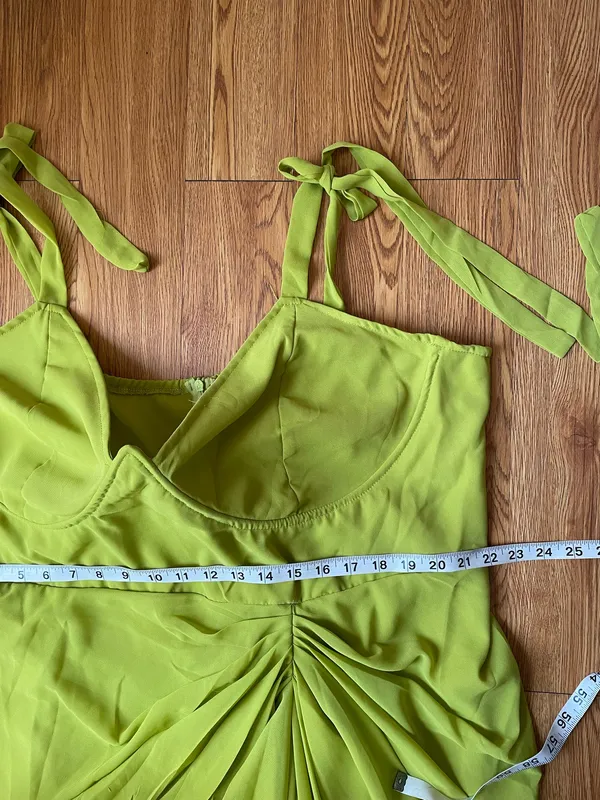 Pretty Little Thing plus underwire draped midi dress size 24 - Image 10