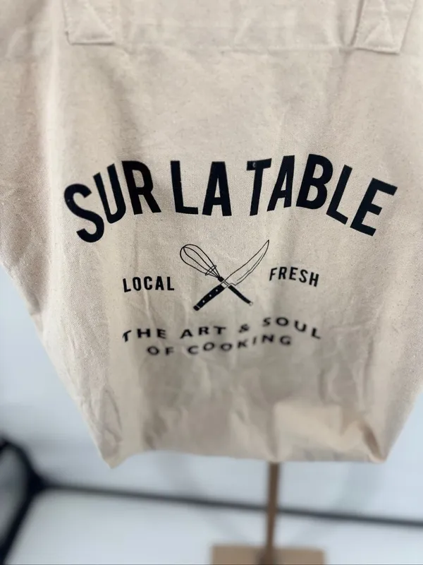 Sur La Table Local Fresh The Art & Soul of Cooking Graphic Print Canvas Tote Bag - Image 6