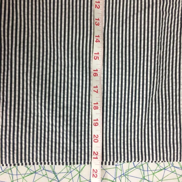 J. Crew Factory NWT $85 The Pencil Skirt in Navy & White Stripe Searsucker Sz 2 - Image 7
