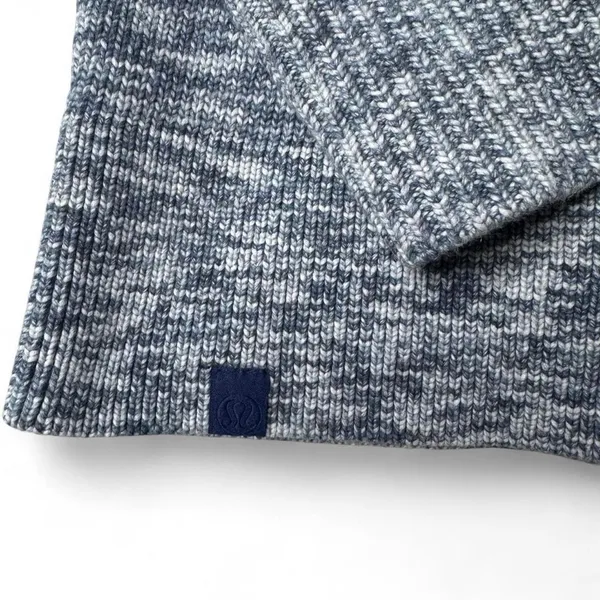 Lululemon Sweater Night Sea Blue Boxy Cotton Blend Size Medium - Image 8