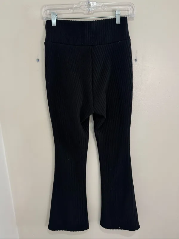 Alo Yoga Flare Leggings Ribbed Size M - Image 3