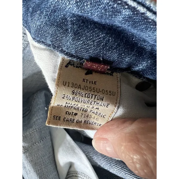 7 For All Mankind‎ A Pocket Medium Wash Flare Jeans Women's Size 27 - Image 4
