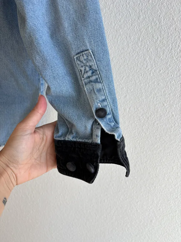 Venezia Jeans Vintage Denim Winter Sweater - Image 5