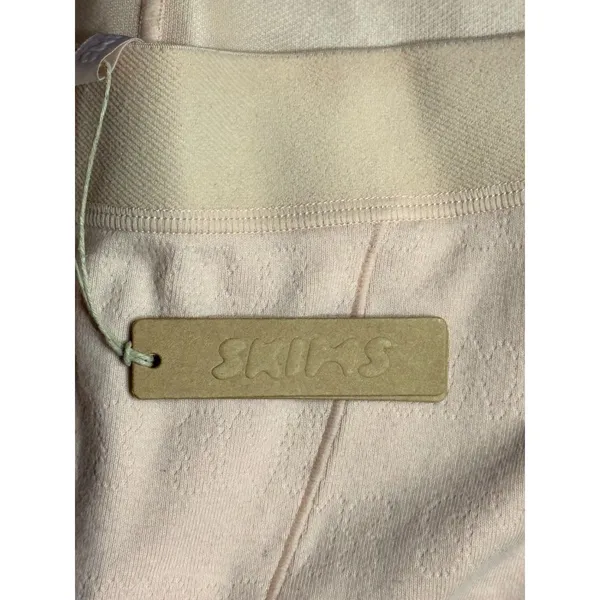 NWT SKIMS Logo Pointelle Legging Quartz Pink Size Large Viral Sold Out Cotton - Image 3