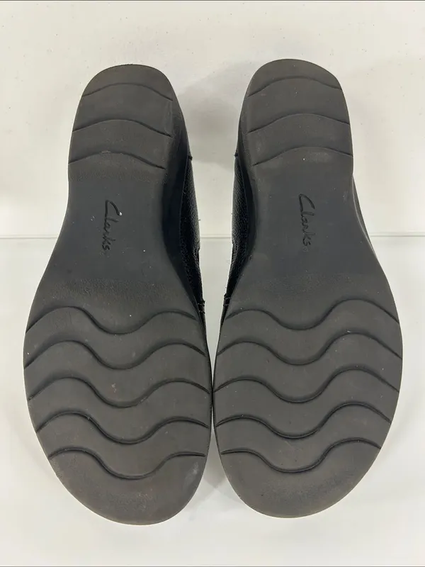 Clark’s Collection Women’s Black Cheyn Madi Slip On Flats Shoes Size 8M - Image 8