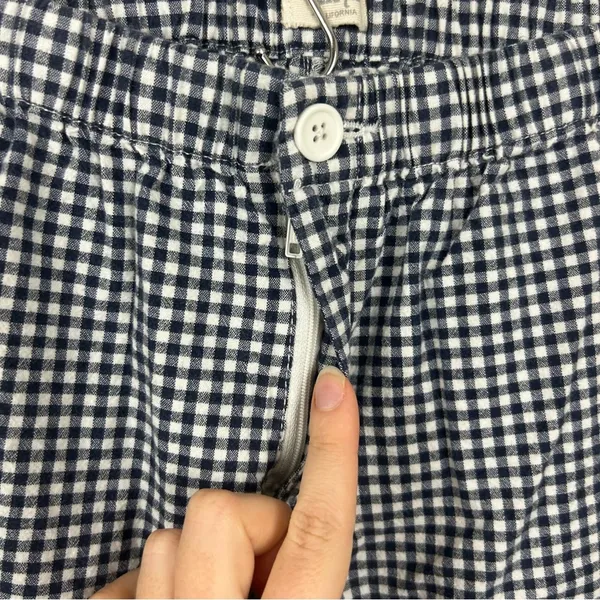 John Galt X Brandy Melville High Rise Gingham Tilden Ankle Cropped Pants Size S - Image 8