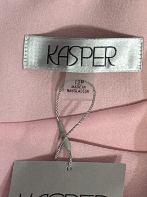 NWT Kasper Petite Tutu Pink Sheath Dress 12P Elegant Career Cocktail Dress - Image 7