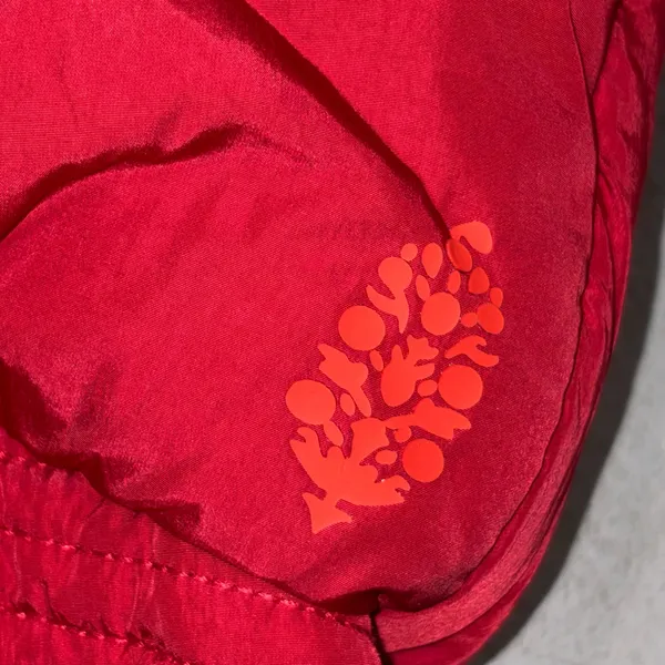 NEW With Tag Free People Movement Cranberry Red Shirr Enough Primaloft Insulated Puffer Coat Jacket Small - Image 6