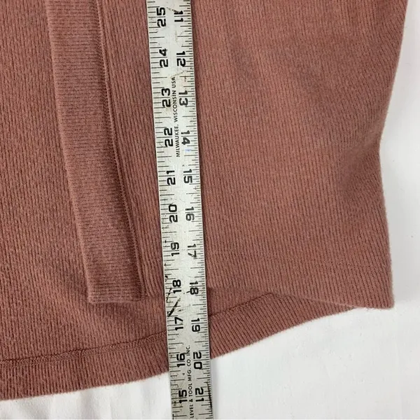 Abercrombie & Fitch women's small soft cozy tan sweater open cardigan brown casu - Image 9