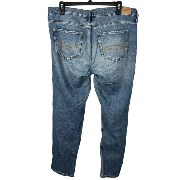 Abercrombie Button Fly Boyfriend Jeans 8R | 90s Denim Model Off Duty - Image 7
