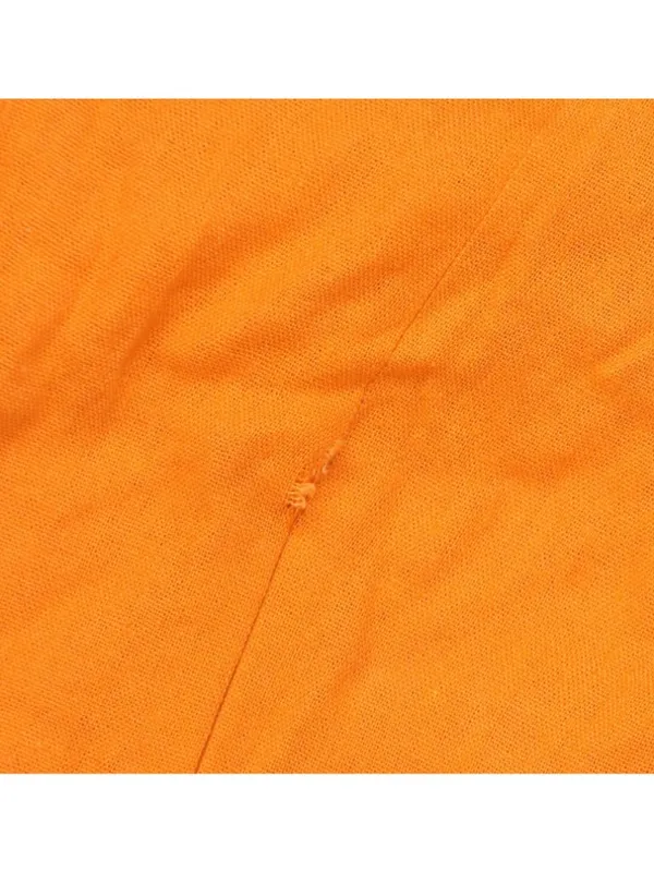 Bar III Womens Mini Linen Blend Dress Lined Bright Orange S - Image 7