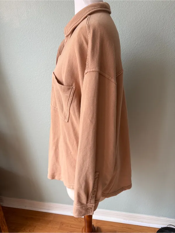 Aerie LumberJane Fleece Shirt Size Medium - Image 5