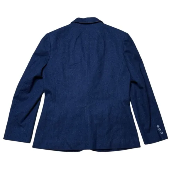 Vintage Pendleton Women’s Navy Blue Blazer Small - Image 2