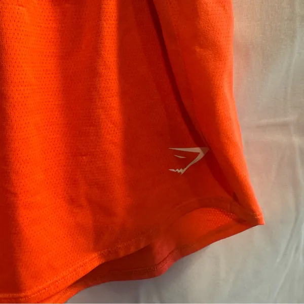 Gymshark Women’s Medium Orange athletic shorts - Image 2