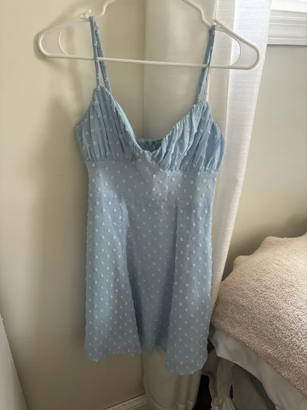 Hello Molly Blue Mini Dress - Image 2