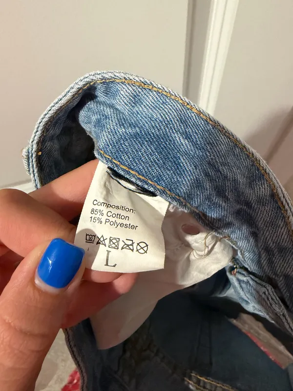 Jean shorts Blue Size L - Image 3