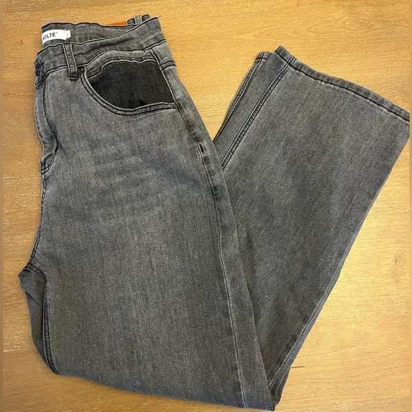 HDLTE Wide Leg Baggy Jeans - Image 2
