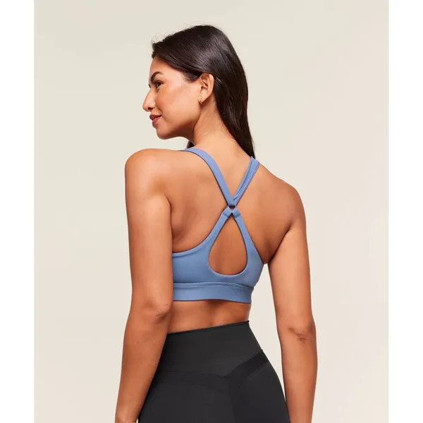 Gymshark Peek A Boo Sports Bra Worn Blue Size XS - Image 9