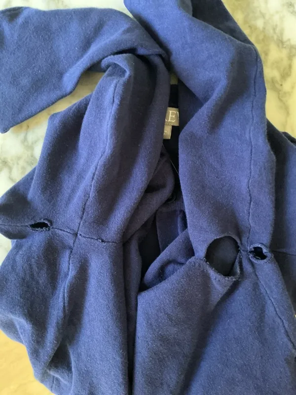 EUC J.Crew Jackie cardigan premium cotton blend XS HOLES UNDER & ON ARMS - Image 10