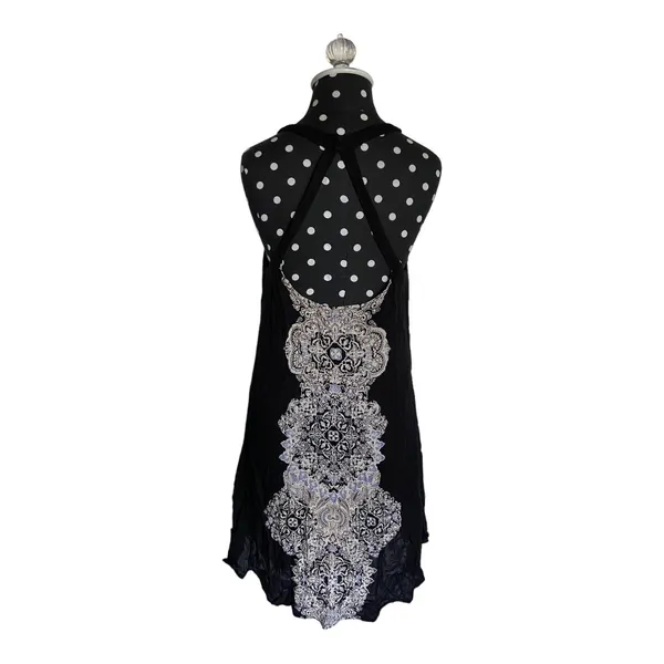 O'Neill Womens Dress‎ Size S Deanna Cut Out Crinkle Lace Medallion Print - Image 4