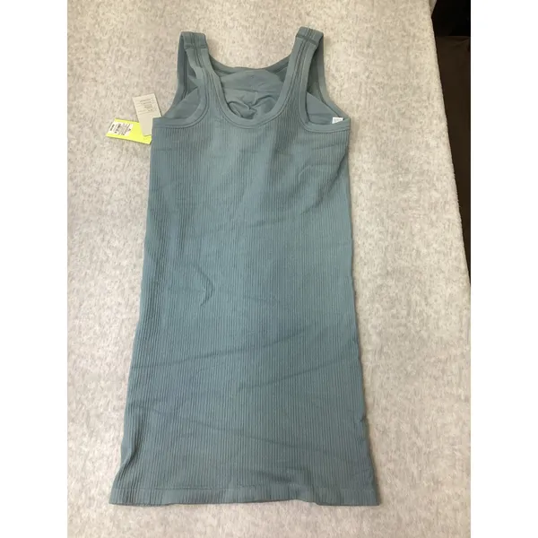 All in Motion Womens Seamless Active Dress XL Steel Blue Ribbed Built-in Bra NEW - Image 2