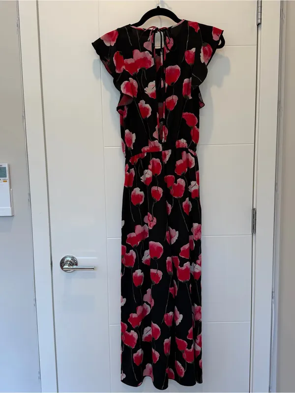 Wilfred Aritzia Flutter Sleeve Jumpsuit XS - Poppy Floral Print - Image 2