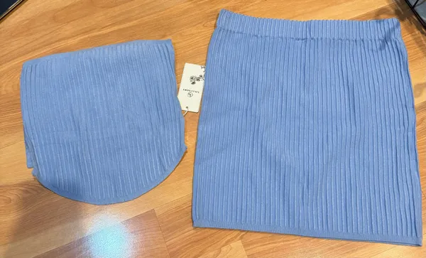 Blue ribbed set - Image 2