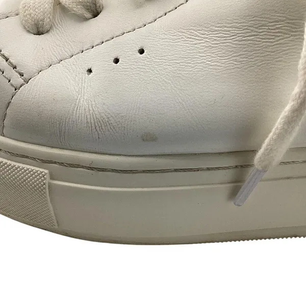Kurt Geiger Laney Leather Lace-Up Platform Sneaker Size 36.5 US 6.5 Womens White - Image 11