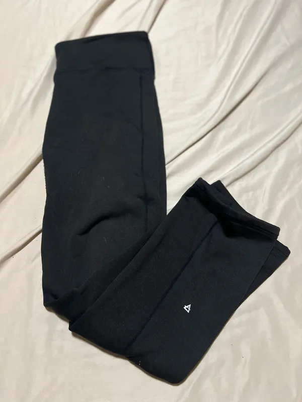 Thick warm yoga pants/leggings Black Size XL - Image 3
