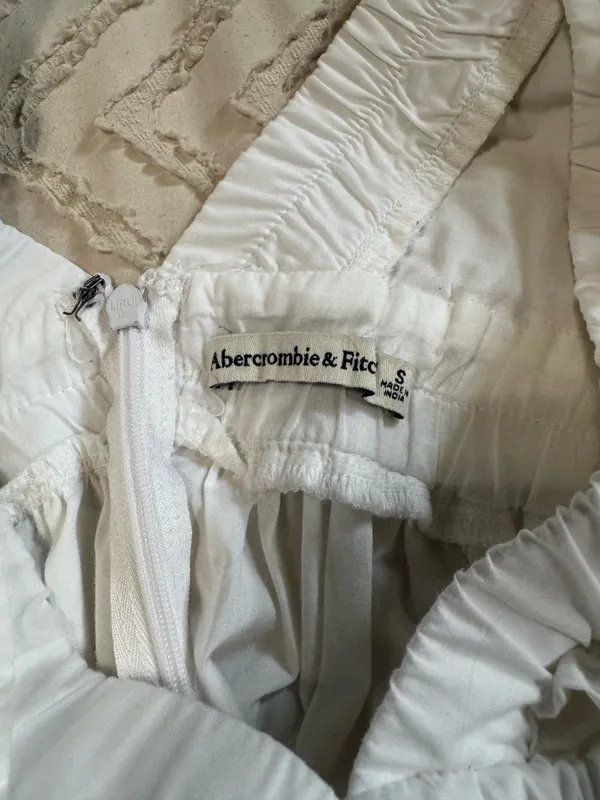 Abercrombie cotton ruffled babydoll dress S - Image 3