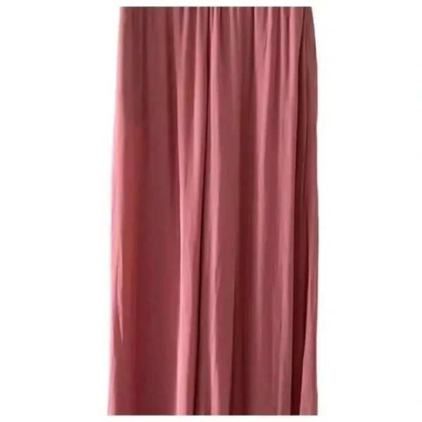 Zara Burnt Orange Pink Coral High Waisted Pull On Casual Y2K Lounge SZ S #1693 - Image 3