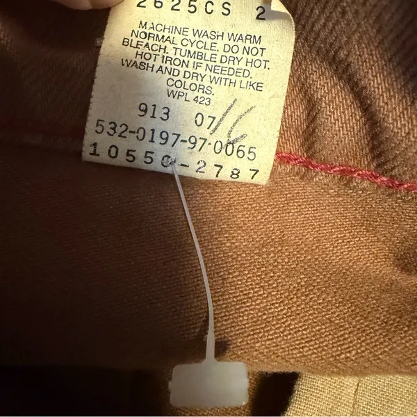 Vintage Levi's 550 Jeans Womens 9 Brown USA Made High Rise Tapered 90s - Image 7
