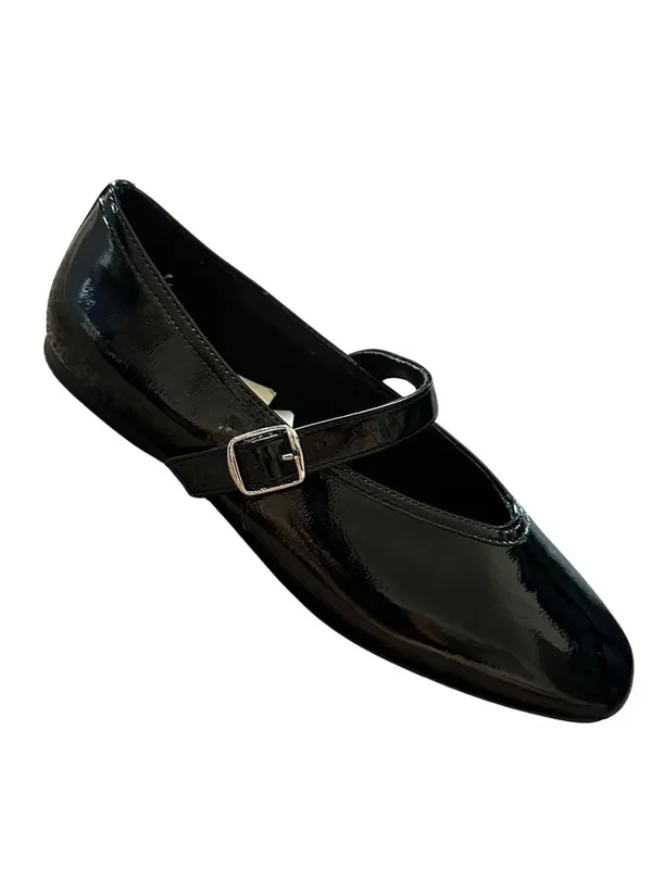NWT A New Day Black Patent Mary Jane Flats Size 10 - Image 2