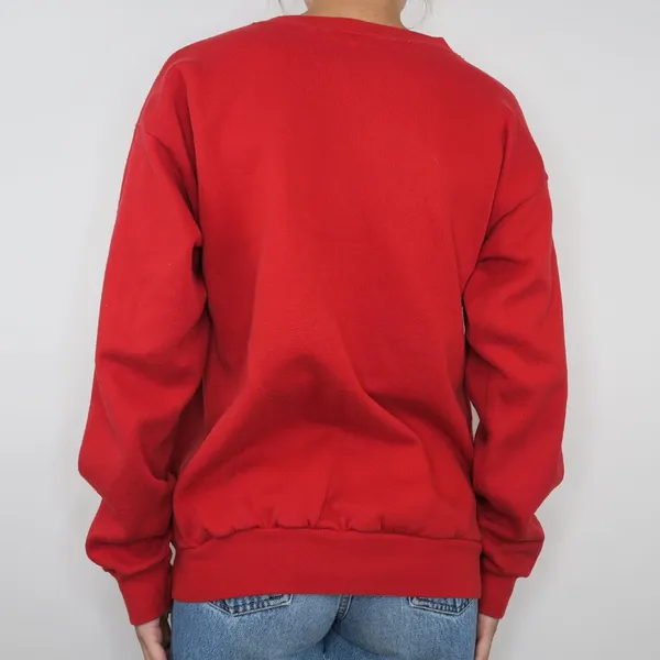 Vintage 70s Peanuts Snoopy Joe Claus Christmas Sweatshirt - Image 6