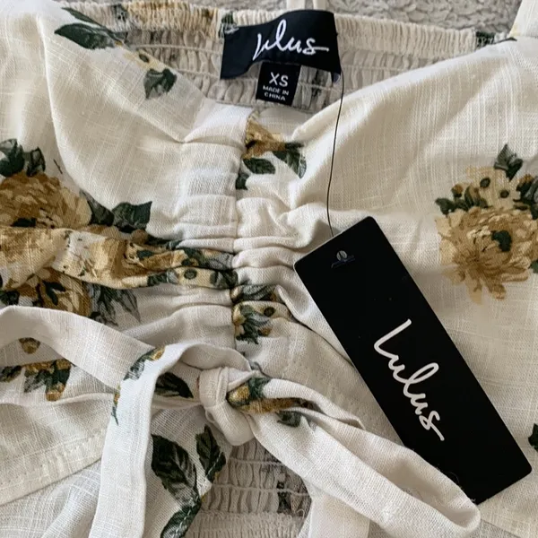 Lulus | Spring On Linen Blend Top - Image 5