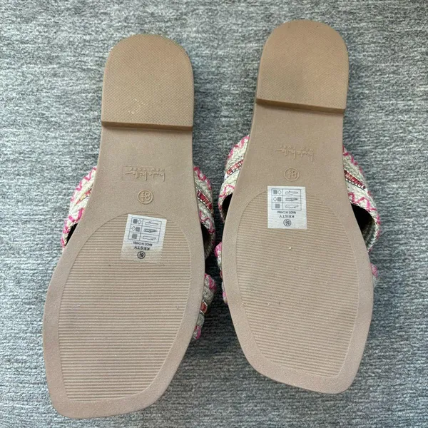 Nicole Miller Rhinestone Sandals - Image 3