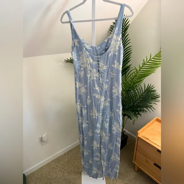 Reformation Liya Dress Bijou Blue‎ dress gown size 6 - Image 5