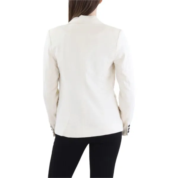Tahari Blazer Jacket Women 10 Toasted Beige Single Button Office Professional - Image 2