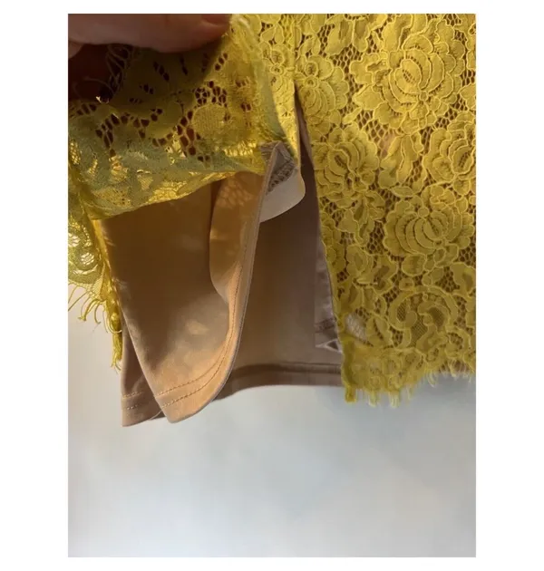 Yellow Lace Lulus Mini Dress - Image 7