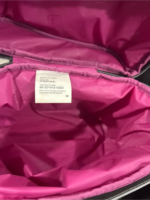 Artic Zone Pink Quilted lunch/ Cooler Bag - Image 8