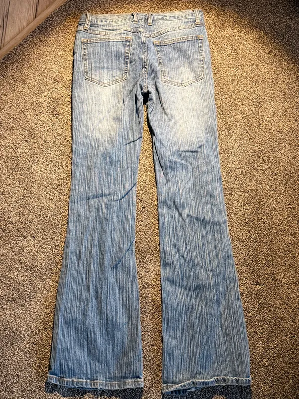 Low-Rise Brandy Melville Flare Jeans - Image 2