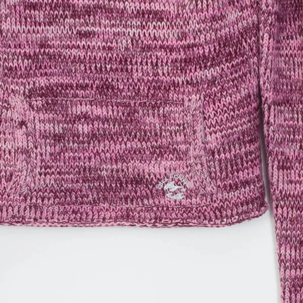 Billabong Womens Wool Blend Pullover Knit Sweater Pink Size XL‎ Mock Neck Y2K - Image 3